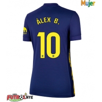 Camiseta Atletico Madrid Alex Baena #10 Visitante Equipación para mujer 2025-26 manga corta